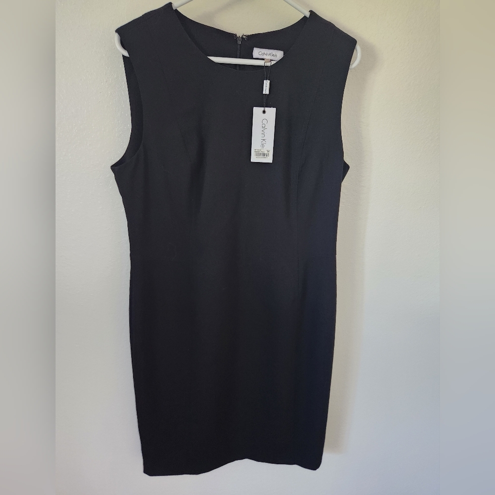 Calvin Klein Sheath Dress Black Women's Size 14
